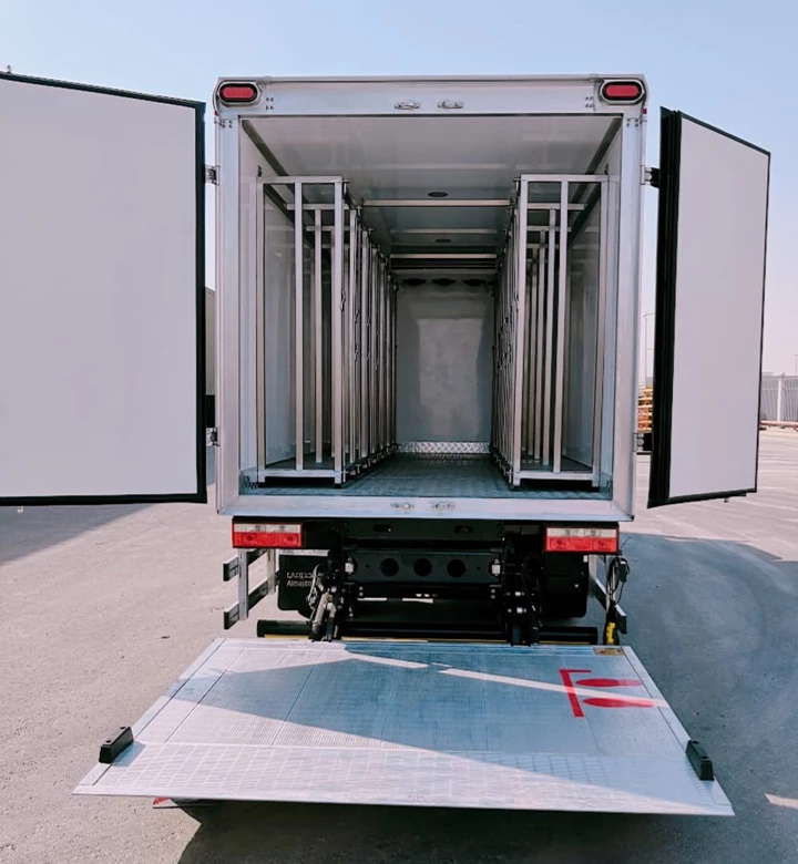 Tail lifter automated loading solution for logistics - Asad Tech KSA