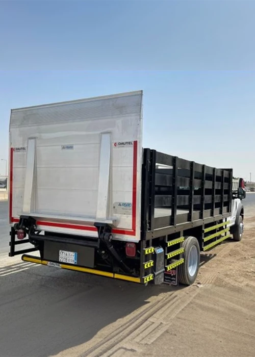 Hydraulic truck tail lift - Asad Tech KSA installation
